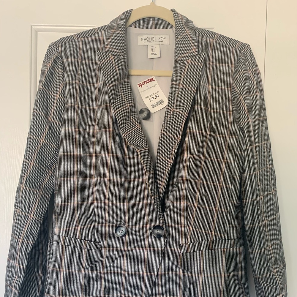 New with tags! Rachel Zoe Plaid Print Blazer